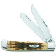 Couteau de Poche Case Trapper Os Ambré - 00163 - 2