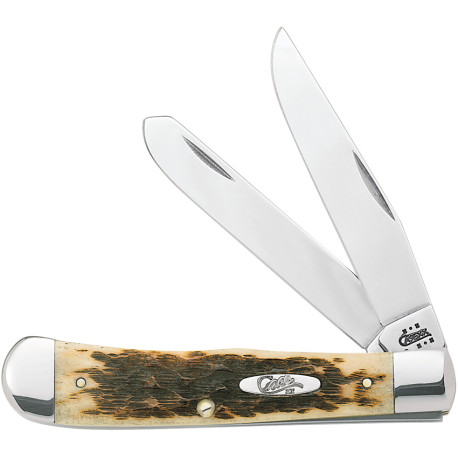 Couteau de Poche Case Trapper Os Ambré - 00164 - 1
