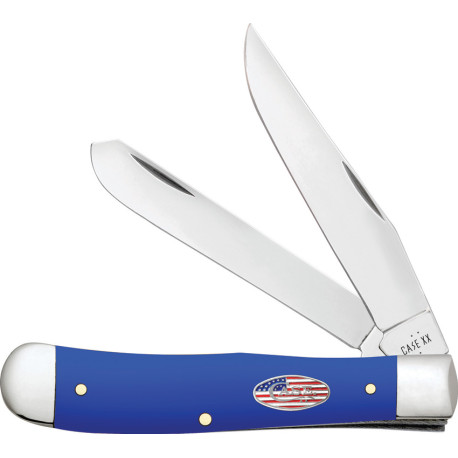 Couteau de Poche Case Trapper Bleu Roi - 16400 - 1