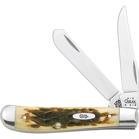 Couteau de Poche Case Mini Trapper Os Ambré - 00013 - 1