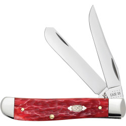 Couteau de Poche Case Mini Trapper Os Rouge Foncé - 31952