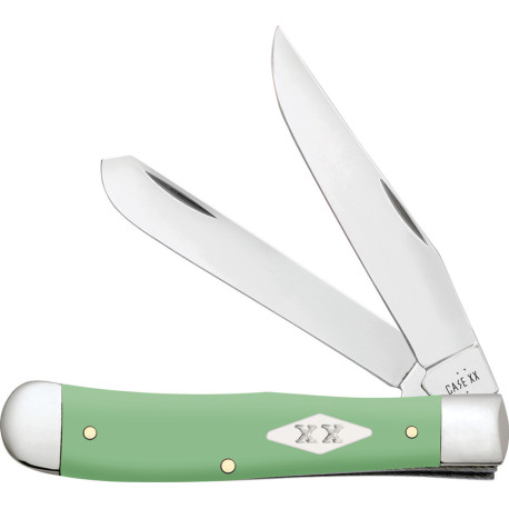 Couteau de Poche Case Trapper Os Vert Menthe - 63830 - 1