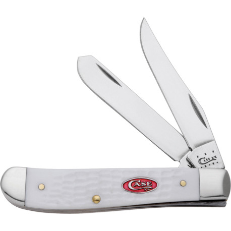 Couteau de Poche Case Mini Trapper Synthétique Blanc - 60186 - 1