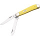 Couteau de Poche Case Mini Trapper Jaune Inox - 80029 - 1