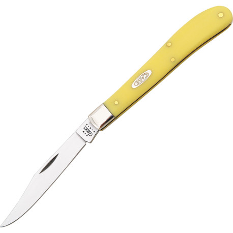 Couteau de Poche Case Slimline Trapper Jaune Inox - 80031 - 1