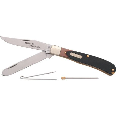 Couteau de Poche Schrade Old Timer Bearhead Trapper - 96OT - 1