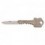 Couteau SOG Key lame 3.8cm Lisse Satin manche Inox - KEY102