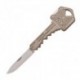Couteau SOG Key lame 3.8cm Lisse Satin manche Inox - KEY102 - 3