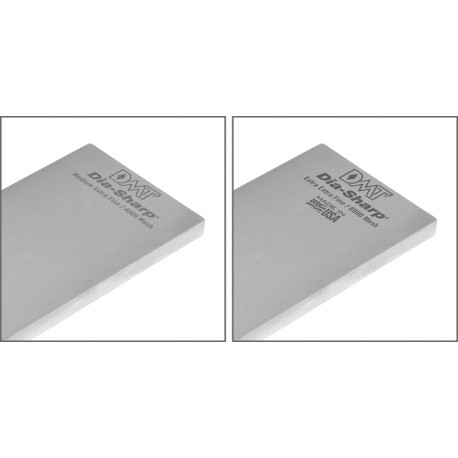 Pierre Diamant de Banc Double Face DMT Dia-Sharp 20 cm Medium Extra-Fin/Extra-Extra-Fin - D8ME/EE - 1