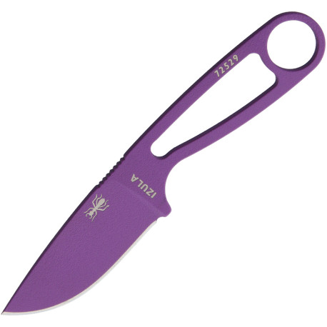 Couteau de Cou ESEE Izula Violet - Lame Drop Point 6,7 cm 1095 - IZULA-PURP-BLK - 1