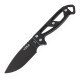 Couteau de Cou Utica Stealth II - Lame Drop Point 7,9 cm 1095 - Étui Allume-Feu - 11-UTKN2 - 1
