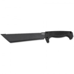 Couteau SOGfari lame 25.4cm Lisse Noir manche Polymère - MC04-N - 2
