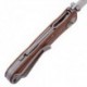 Couteau SOG Twitch II lame 6.7cm Lisse Satin manche Bois Rosewood - TWI17-CP - 4