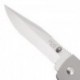 Couteau SOG SlimJim lame 8.1cm Lisse Satin manche Inox - SJ31-CP - 2