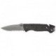 Couteau SOG Escape lame 8.6cm semi-dentelée Anthracite manche Aluminum - FF24-CP - 1