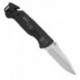 Couteau SOG Escape lame 8.6cm semi-dentelée Anthracite manche Aluminum - FF24-CP - 4