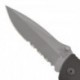 Couteau SOG Escape lame 8.6cm semi-dentelée Anthracite manche Aluminum - FF24-CP - 5