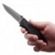 Couteau SOG Escape lame 8.6cm semi-dentelée Anthracite manche Aluminum - FF24-CP - 8