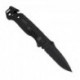 Couteau SOG Escape lame 8.6cm semi-dentelée Noir manche Aluminum - FF25-CP - 3
