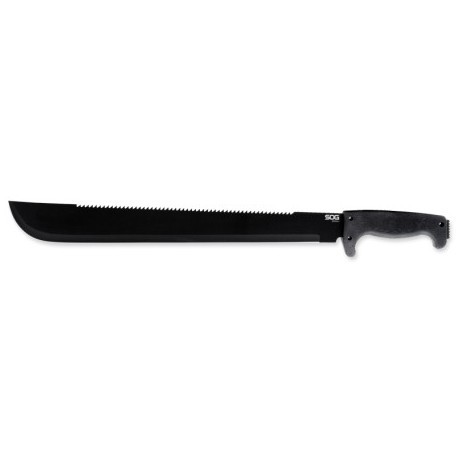 Couteau SOGfari lame 45.7cm Lisse Noir manche Polymère - MC02-N - 1