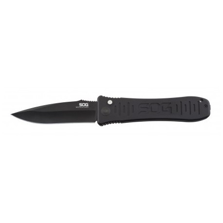 Couteau SOG Spec-Elite II lame 10.2cm Lisse Noir manche Aluminum - SE-62 - 1