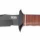 Couteau SOG Bowie 2.0 lame 16.3cm Lisse Noir manche cuir - S1T - 7