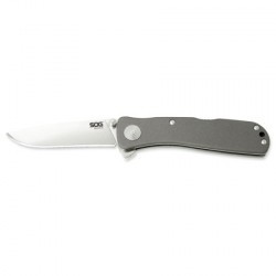 Couteau SOG Twitch II lame 6.7cm Lisse Satin manche Aluminum - TWI8-CP - 1