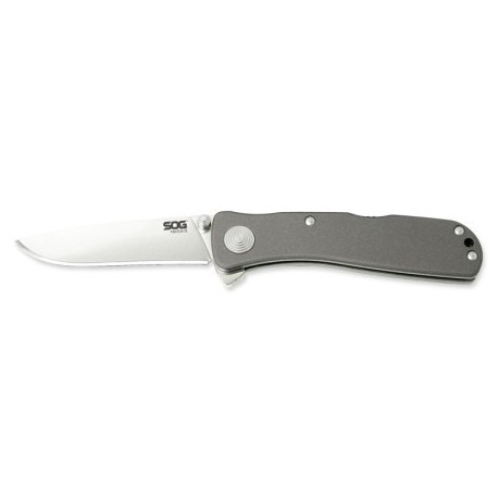 Couteau SOG Twitch II lame 6.7cm Lisse Satin manche Aluminum - TWI8-CP - 1