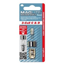 Ampoule de rechange Xénon Maglite C&D 3 cell