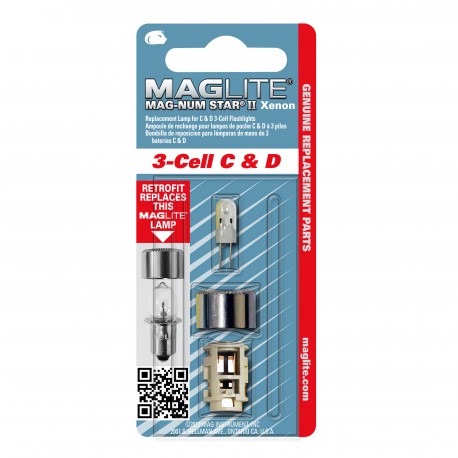 Ampoule de rechange Xénon Maglite C&D 3 cell - 1