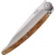 Couteau Deejo en bois de genévrier lame 9.5cm lisse - 2