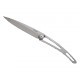 Couteau Deejo tout inox 420 lame 9.5cm lisse - 3