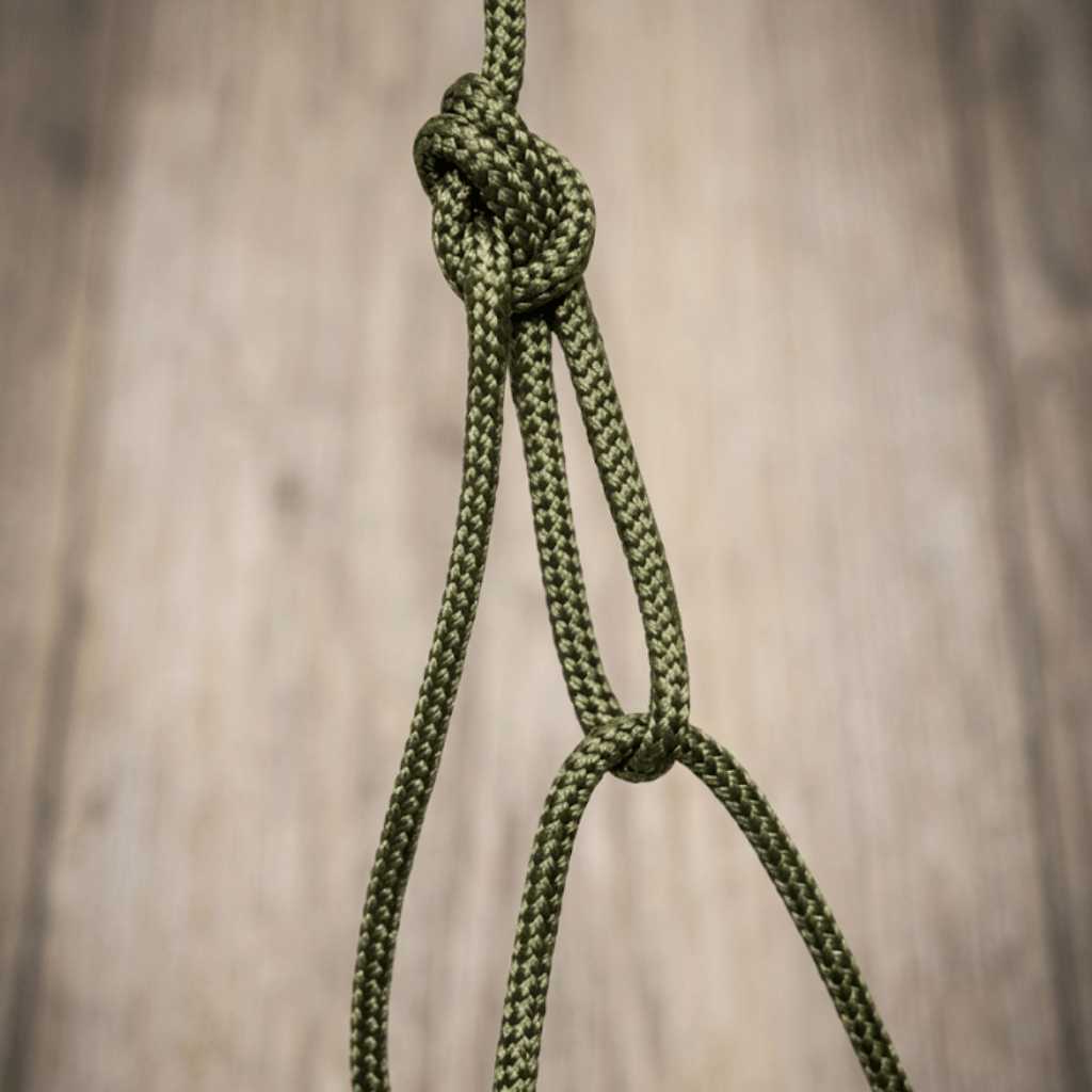 Nœud de camionneur — trucker's hitch — tension démultipliée 3:1