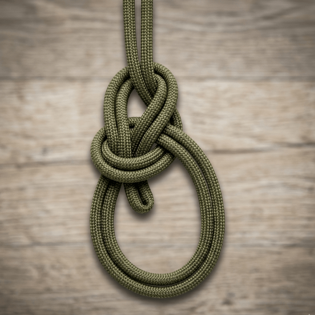 Nœud de chaise — bowline — boucle fixe non coulissante