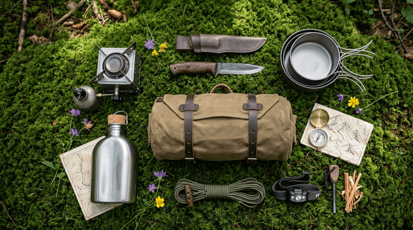 bivouac, le matériel essentiel